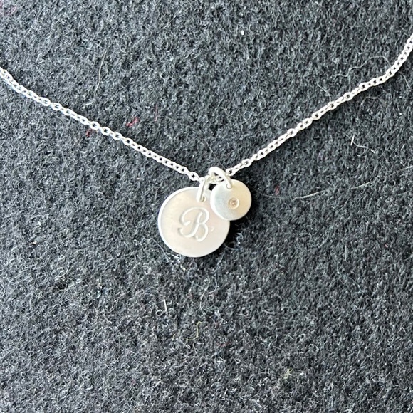 MWS India Letter B Charm and Necklace - Picture 1 of 2